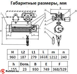 Таль электрическая TOR ТЭК (CD) г/п 2,0 т 30 м фото №5 Таль электрическая TOR ТЭК (CD) г/п 2,0 т 30 м фото №5