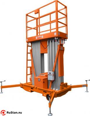 Телескопический двухмачтовый подъемник GROST Double 0.2-8 (accumulator) фото №2 Телескопический двухмачтовый подъемник GROST Double 0.2-8 (accumulator) фото №2