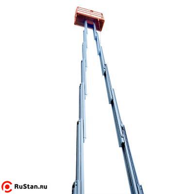 Телескопический двухмачтовый подъемник с аккумулятором GROST Double 0.2-12 (DC/АС) фото №3 Телескопический двухмачтовый подъемник с аккумулятором GROST Double 0.2-12 (DC/АС) фото №3