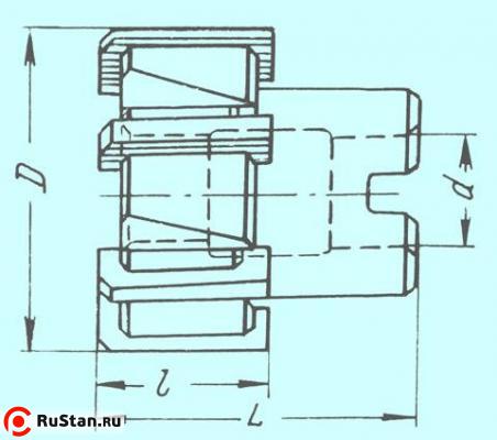 Развертка d 68,0х50 Н9 насадная Р6М5 со вставными пластинами Z=8 фото №1