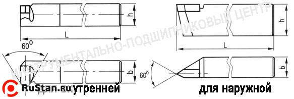 Резец Резьбовой 20х16х140 Т15К6 для наружной резьбы фото №1 Резец Резьбовой 20х16х140 Т15К6 для наружной резьбы фото №1