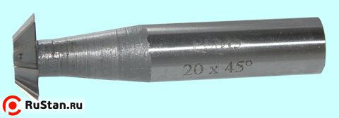 Фреза Для пазов "ласточкин хвост" 20,0х63х 5,0х12х45° Р6АМ5 ц/х обратный конус "CNIC" фото №1 Фреза Для пазов "ласточкин хвост" 20,0х63х 5,0х12х45° Р6АМ5 ц/х обратный конус "CNIC" фото №1