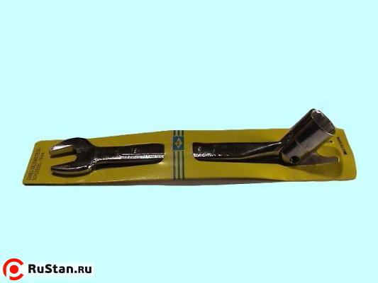 Ключ Рожковый и торцовый шарнирный 19мм фото №1