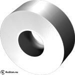 Пластина RNUA  - 150400  Р40 (МС1465) круглая dвн=6мм (12113) гладкая фото №1
