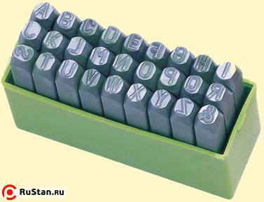 Клейма Буквенные № 6 сталь (латинский шрифт) (27шт) от А до Z & "CNIC" (OT105) фото №1 Клейма Буквенные № 6 сталь (латинский шрифт) (27шт) от А до Z & "CNIC" (OT105) фото №1