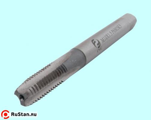 Метчик М 5,0 (0,8)х16х70 м/р.Р6М5К5 удлиненный, усиленный хв-к d=6.0мм DIN371 "CNIC" фото №1 Метчик М 5,0 (0,8)х16х70 м/р.Р6М5К5 удлиненный, усиленный хв-к d=6.0мм DIN371 "CNIC" фото №1