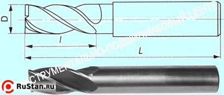 Фреза Концевая d 8,0х19х63 ц/х Р6АМ5 Z=3 "CNIC" фото №1