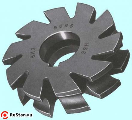 Фреза Вогнутая 125х40х32 R12,0 Р6М5К5 Z=10  тип2 фото №1