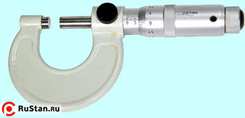 Микрометр Гладкий МК-100   75-100 мм (0,01) кл.т.2 ГОСТ6507-78 (Калибр) г.в. 1990 фото №1