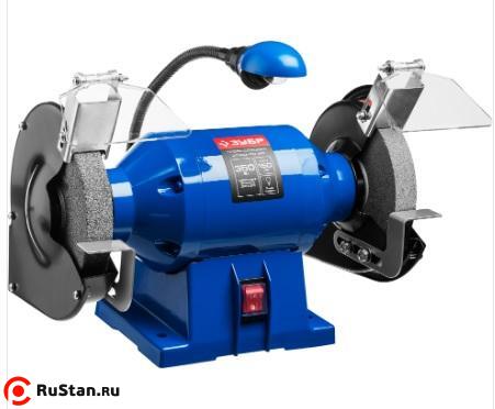 Электроточило 150х25х32 "ЗУБР" ЗТШМЭ -150 350Вт, 2950 об/мин с подсветкой фото №1