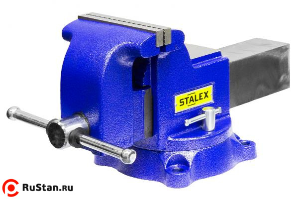 Тиски слесарные STALEX Гризли 150Х150 мм фото №1