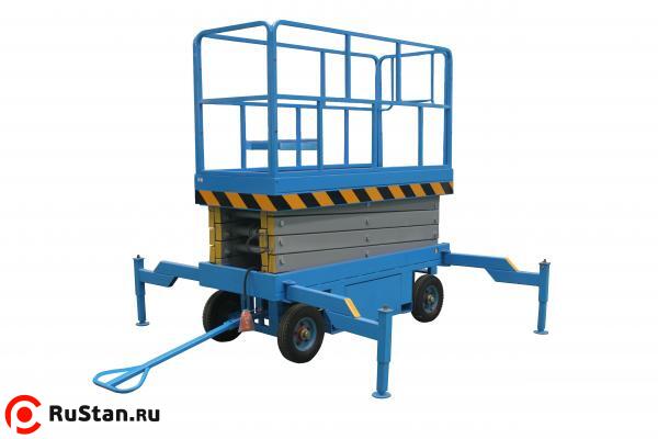 Подъемник ножничный передвижной 2000 кг 
12 м TOR SJY-2,0-12DC (автономный) (Y) фото №1