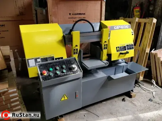 Станок ленточнопильный полуавтоматический REALREZ GB4030 (300мм) фото №2 REALREZ GB4030 (300мм) фото №2