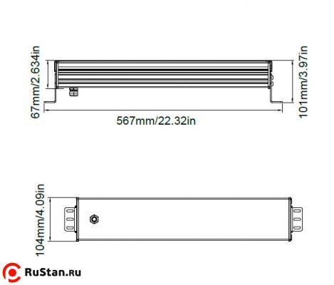 Светильник линейный светодиодный LED LHBL-150W фото №4 LED LHBL-150W фото №4
