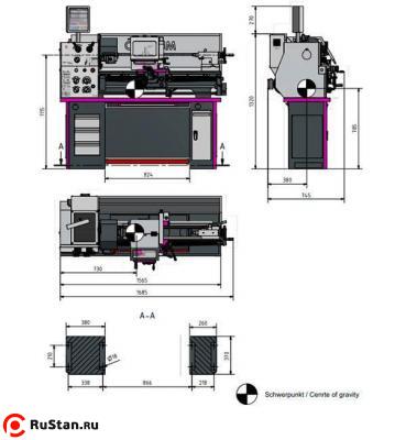 Токарно-винторезный станок OPTIturn TH 3309 фото №4 OPTIturn TH 3309 фото №4
