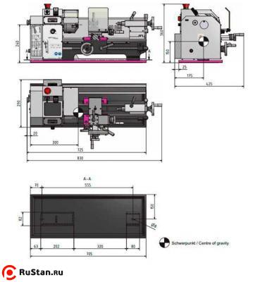 Токарный станок по металлу OPTIturn TU 2004V фото №3 OPTIturn TU 2004V фото №3