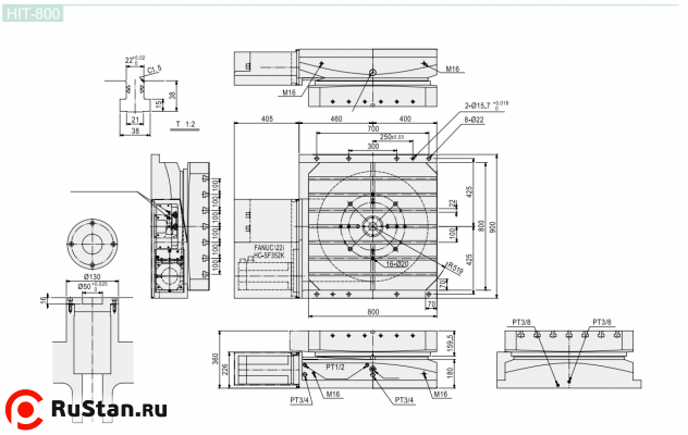 Размеры стола HIT-800 фото №2 Размеры стола HIT-800 фото №2