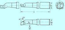 Резец Расточной 25х16х200 Т15К6 для глухих отверстий