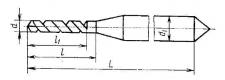Сверло d 0,24 утолщенный ц/х Р6М5 левое