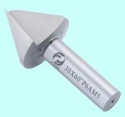Фреза угловая - зенковка d 10,4х12.0х 50 конус  60° dхв=6мм Р6АМ5 ц/х Z=1 DIN334 