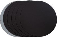 Диск шлифовальный на велкро основе P60, 230мм / без отв., черный, 5 шт.